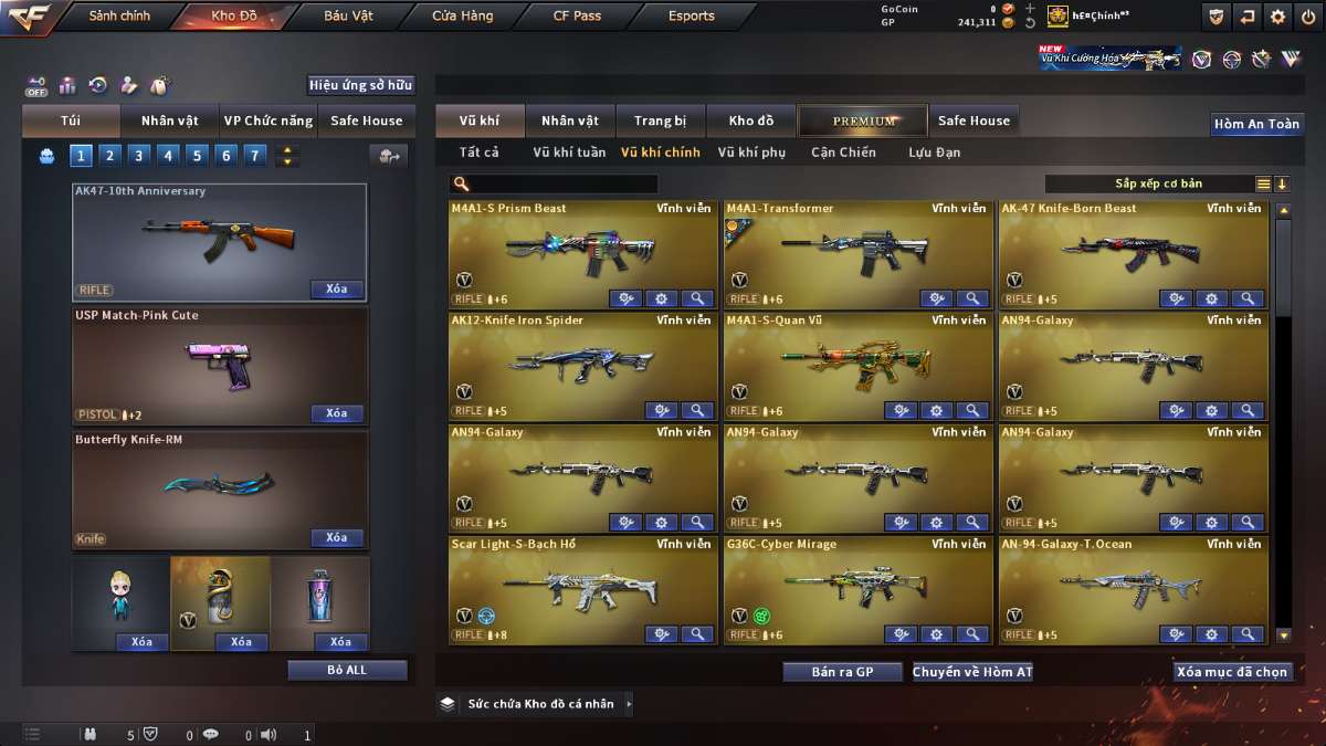 shop acc cf uy tin gia re